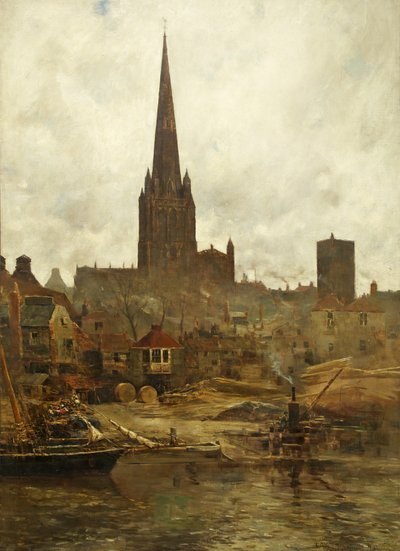 The Church of St Mary Redcliffe by Francis Abel William Taylor Armstrong