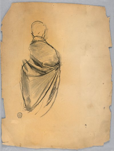 Figure with Drapery by Francis Augustus Lathrop