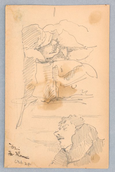 Passengers on Train to Rome by Francis Augustus Lathrop