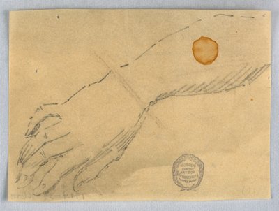 Sketch of Hand and Wrist by Francis Augustus Lathrop