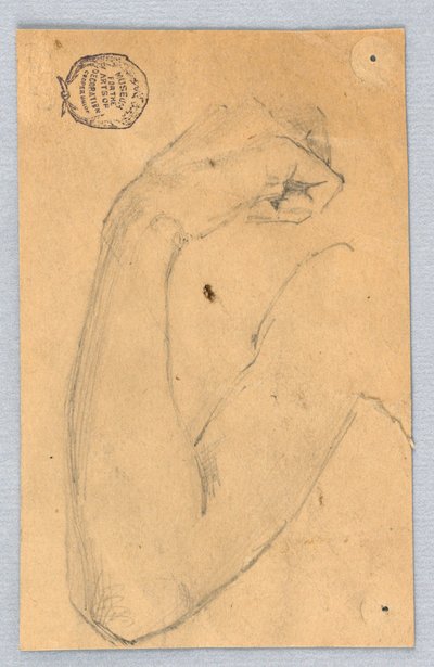 Sketch of Right Arm by Francis Augustus Lathrop