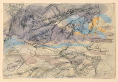 Sketches for Two Angels and Faith by Francis Augustus Lathrop
