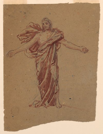Study for Christ, Chancel of St. Bartholomew, New York by Francis Augustus Lathrop