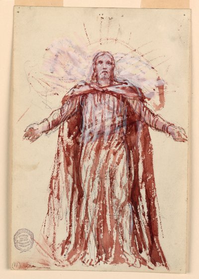 Study for Christ, Chancel of St. Bartholomew, New York by Francis Augustus Lathrop