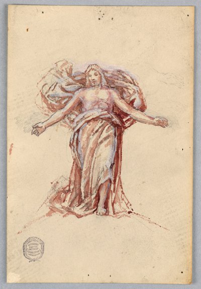 Study for Christ, Chancel of St. Bartholomew, New York by Francis Augustus Lathrop