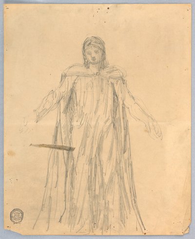 Study for Christ, Chancel of St. Bartholomew, New York by Francis Augustus Lathrop