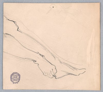Study for "Diana and Her Attendants among the Constellations" by Francis Augustus Lathrop