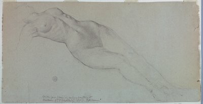 Study for "Diana and Her Attendants among the Constellations" by Francis Augustus Lathrop