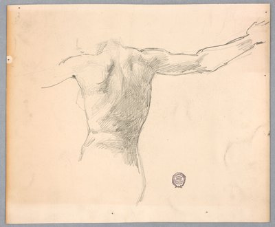 Study for "Diana and Her Attendants among the Constellations" by Francis Augustus Lathrop