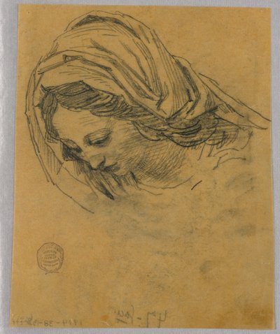 Study for Head of the Madonna by Francis Augustus Lathrop