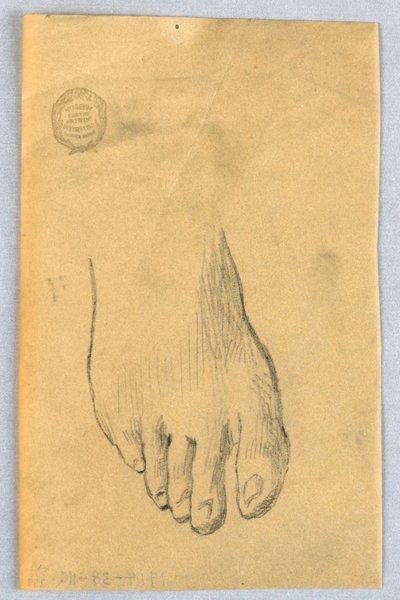 Study of Right Foot by Francis Augustus Lathrop