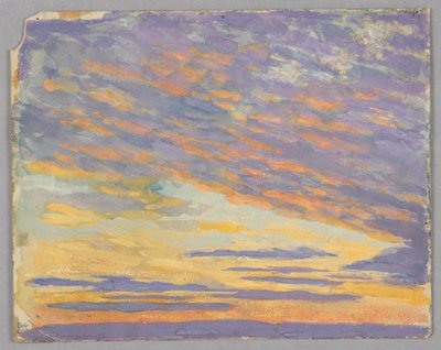 Study of Clouds, Rome, Italy by Francis Augustus Lathrop
