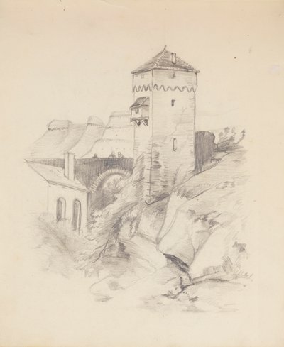 Tower in a Village by Francis Augustus Lathrop