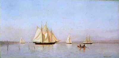 Haverstraw Bay on the Hudson by Francis Augustus Silva