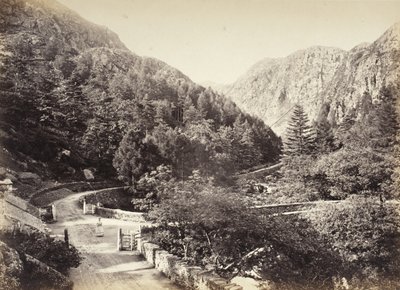 Beddgelert, Pass of Aberglaslyn, From The Road (515) by Francis Bedford