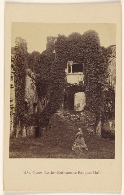 Carew Castle - Entrance to Banquet Hall by Francis Bedford