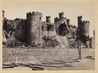 Conway Castle from the Creek by Francis Bedford