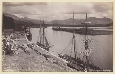 Portmadoc Harbour from Borth, 1860-94 by Francis Bedford