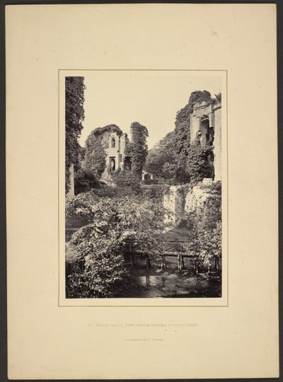 Raglan Castle, View Looking Towards Fountain Court by Francis Bedford
