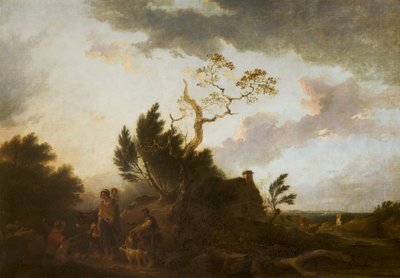 An Extensive Landscape with Gypsies by Francis Bourgeois