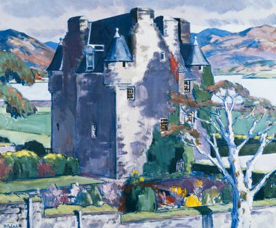 Barcaldine Castle, Argyll by Francis Campbell Boileau Cadell