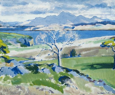 Ben Cruachan from Achnacraig, Mull by Francis Campbell Boileau Cadell