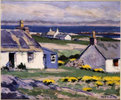 Cuil Phail Croft, The Two Crofts, Iona by Francis Campbell Boileau Cadell