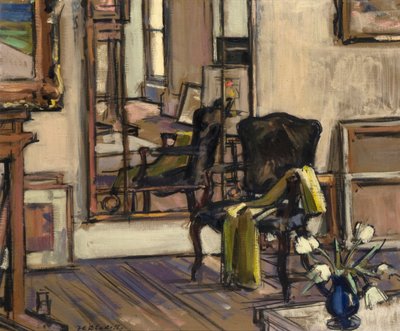 Interior, Regent Terrace, Edinburgh by Francis Campbell Boileau Cadell