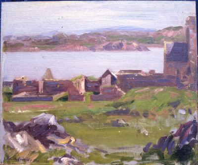 The Ruins of Iona Abbey by Francis Campbell Boileau Cadell