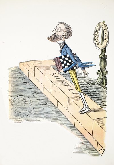 Capital F, illustration from The Struwwelpeter Alphabet, verse by Harold Begbie by Francis Carruthers Gould
