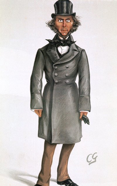 Herbert Spencer, English Philosopher and Sociologist by Francis Carruthers Gould