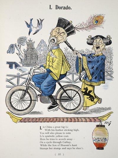 El Dorado, Illustration from The Struwwelpeter Alphabet, Verse by Harold Begbie by Francis Carruthers Gould