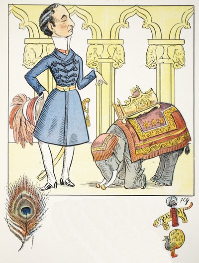 Ode of V, illustration from The Struwwelpeter Alphabet, verse by Harold Begbie by Francis Carruthers Gould