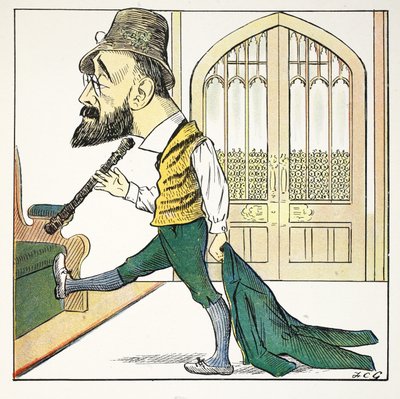 Strong T, illustration from The Struwwelpeter Alphabet, verse by Harold Begbie by Francis Carruthers Gould
