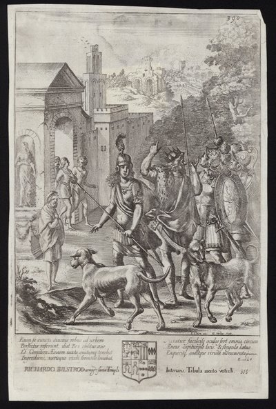 Evander and Aeneas at Palentium by Francis Cleyn