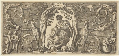 Hearing (from Five Senses) by Francis Cleyn