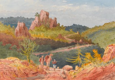 Amba Alaji, near Atillam by Francis Cornelius James