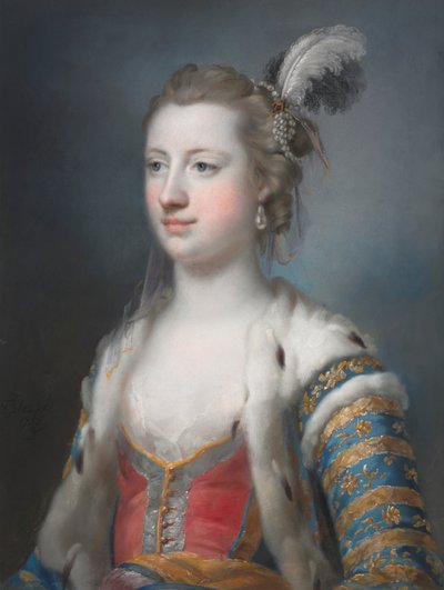The Right Honorable Lady Mary Radcliffe, Wife of Francis Eyre, Esq. by Francis Cotes