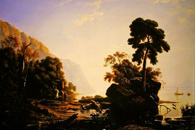 A Stag Hunt by Francis Danby