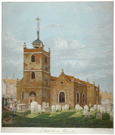 Church of St Paul, Shadwell, London, c1810 by Francis Danby