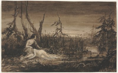 Figures in a Landscape by Francis Danby