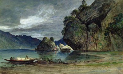 The Approach of a Storm on Liensfjord by Francis Danby