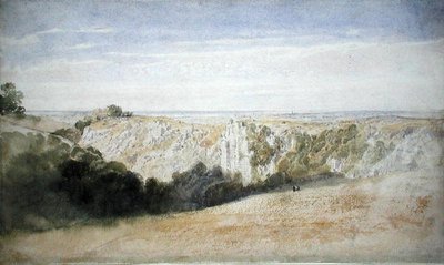 View near the Cheddar Gorge by Francis Danby