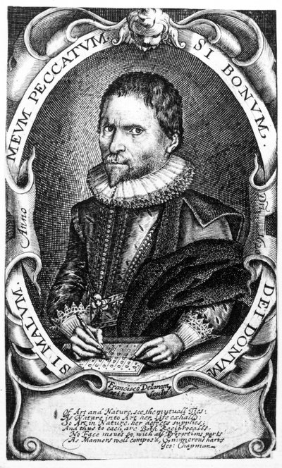 Portrait of a Gentleman Believed to be Thomas Harriot, c.1620 by Francis Delaram