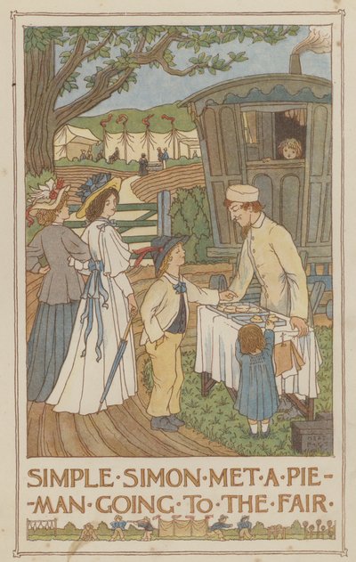 Simple Simon met a pieman going to the fair by Francis Donkin Bedford