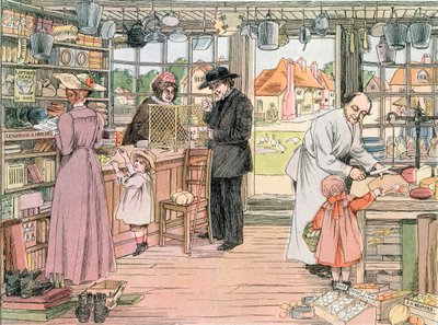 The General Store, From The Book of Shops by Francis Donkin Bedford