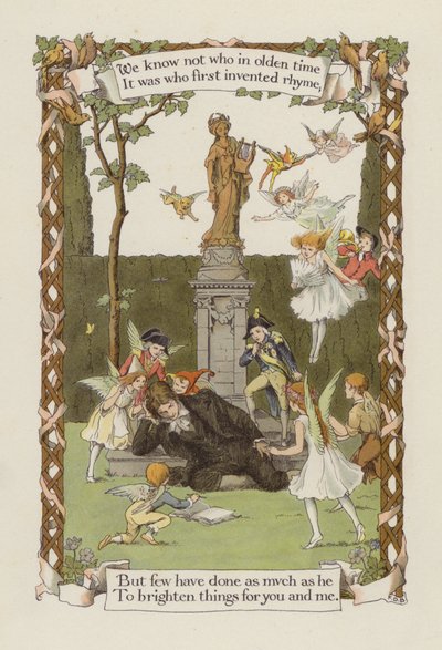 We know not who in olden time it was who first invented rhyme by Francis Donkin Bedford