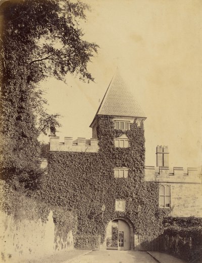 Entrance Gate and Tower, Lismore Castle by Francis Edmond Currey