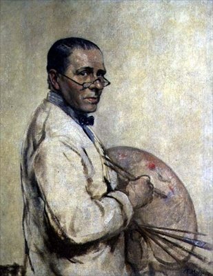 Portrait of the Artist Sir William Orpen by Francis Edwin Hodge