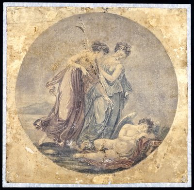 Graces Awakening Cupid by Francis Eginton